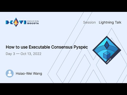 How to use Executable Consensus Pyspec preview