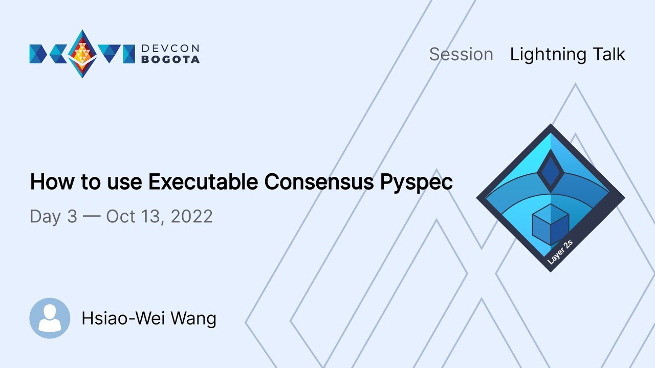 How to use Executable Consensus Pyspec preview