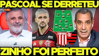 🔴⚽  PASCOAL e ZINHO de BOCA ABERTA! FLAMENGO FAVORITO?  SAIU A ESCALAÇÃO! COM NOVIDADE em CAMPO