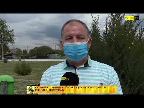 COMUNA TODIREȘTI: În sfârșit se asfaltează D.J.