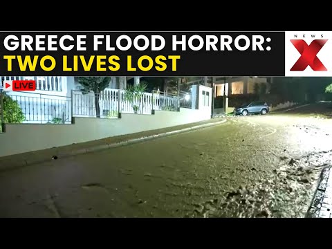 Greece Floods LIVE | Tragedy in Minutes as Flash Floods Kill ...