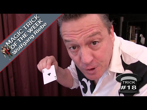 Magic Trick of the Week #18 (Appearing Aces in Glass) with Wolfgang Riebe