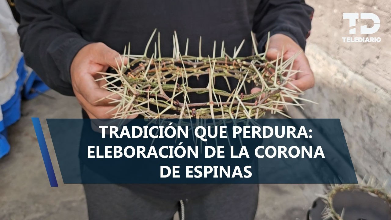 Fe y tradición: así se crea la corona que porta el Cristo en Iztapalapa