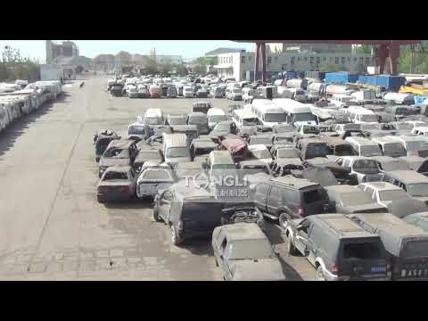 China's automobile crushing and recycling production line scrap crusher equipment