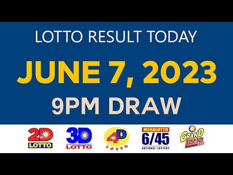 [Wednesday] Lotto Result Today JUNE 7 2023 9pm Ez2 Swertres 2D 3D 4D 6/45 6/55 PCSO