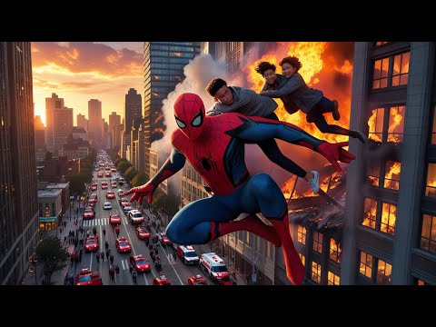 Spider-Man’s City Rescue Adventure! 🏙️🚨