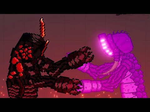 Dark Void#1 Monster vs Behemoth Monster [Zebra Gaming TV] People Playground 1.12.1