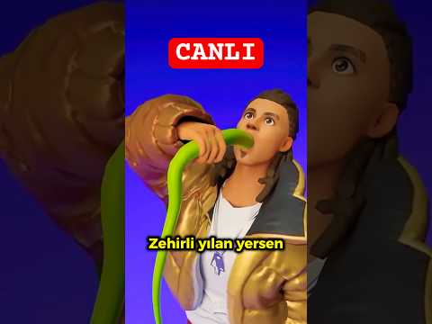 Canlı Zehirli Yılan Yersen Ne Olur? 🐍 #shorts