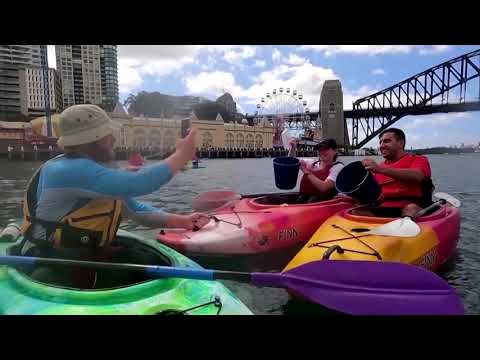 カヤックでプラスチックを集めるシドニーツアー (Collect plastic as you kayak on this Sydney tour)