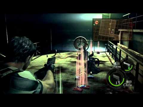 Resident Evil 5 Co-op Walkthrough w/ Brockcold Part 35 - Firing Mah Lazer