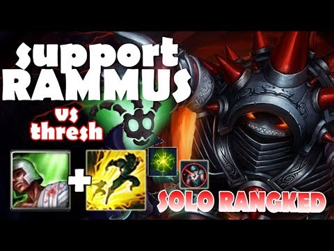 RAMMUS SUPPORT VS THRESH SUPPORT || WHO WON? LEAGUE OF LEGENDS SEASON 8