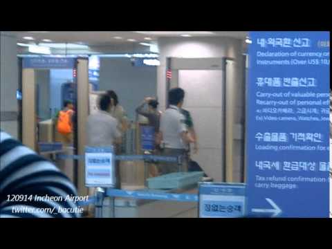 120914 Incheon Airport - EXO-M 3