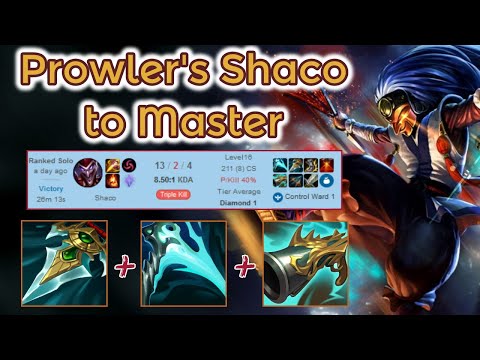 Full Crit Shaco Jungle in Diamond 1 - Road to Master [League of Legends] Full Game - Infernal Shaco