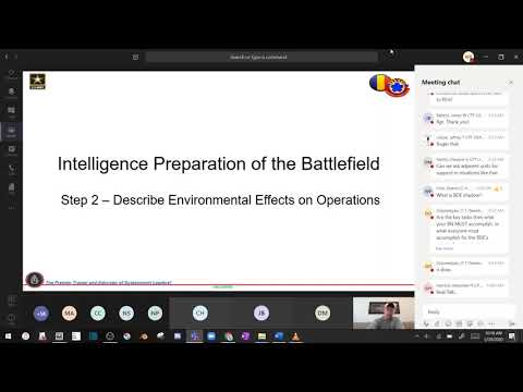 MDMP: Intelligence Preparation of the Battlefield (IPB) May 20, 2020