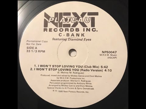 C BANK featuring DIAMOND EYES - I Won't Stop Loving You (Club Mix)