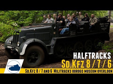 Sd.Kfz 8 / 7 and 6 Halftracks Militracks 2018.