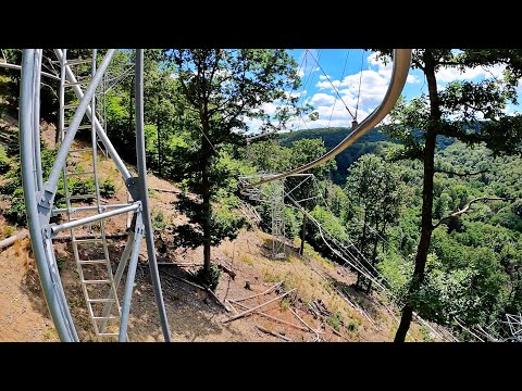 Baumschwebebahn Harz (Onride/POV) Video Baumwipfelpfad Bad Harzburg 2022