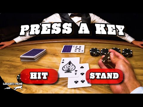 PLAY BLACKJACK WITH YOUR KEYBOARD