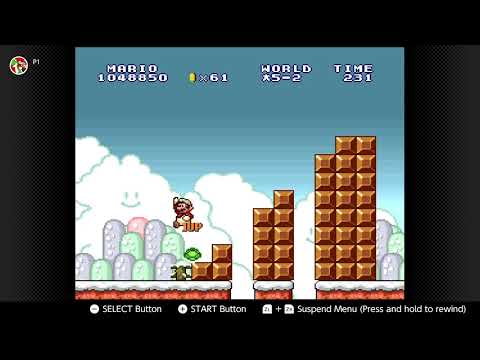 Infinite lives trick - Super Mario All Stars: Super Mario Bros