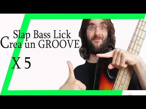 💚Bass LICK library: Lick de Slap Funk para estudiar y... ¡Crear Tus GROOVES! Nivel: Fácil💚 2021 #5
