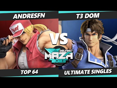 Delfino Maza 2023 - AndresFn (Terry) Vs. T3 Dom (Richter) Smash Ultimate - SSBU