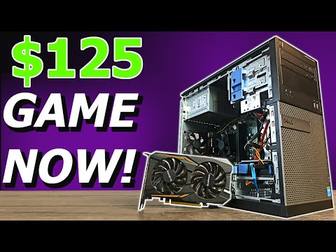 $125 Gaming PC That You CAN Build to Game NOW!!  Dell Optiplex 3020 w/ RX 560 + Benchmarks