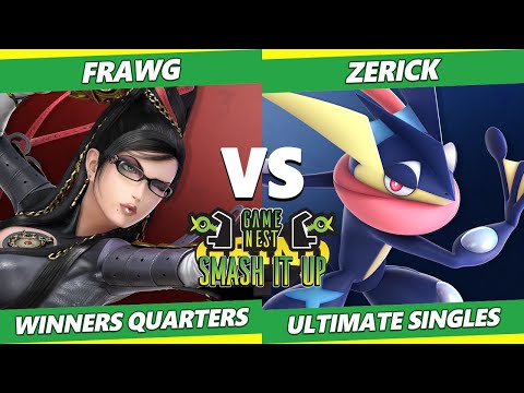 Smash It Up 27 Winners Quarters - Frawg (Bayonetta) Vs. Zerick (Greninja) SSBU Ultimate Tournament