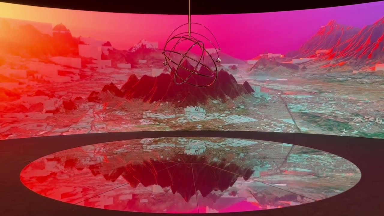 Hermès' 'time travels the world' installation at watches & wonders 2022