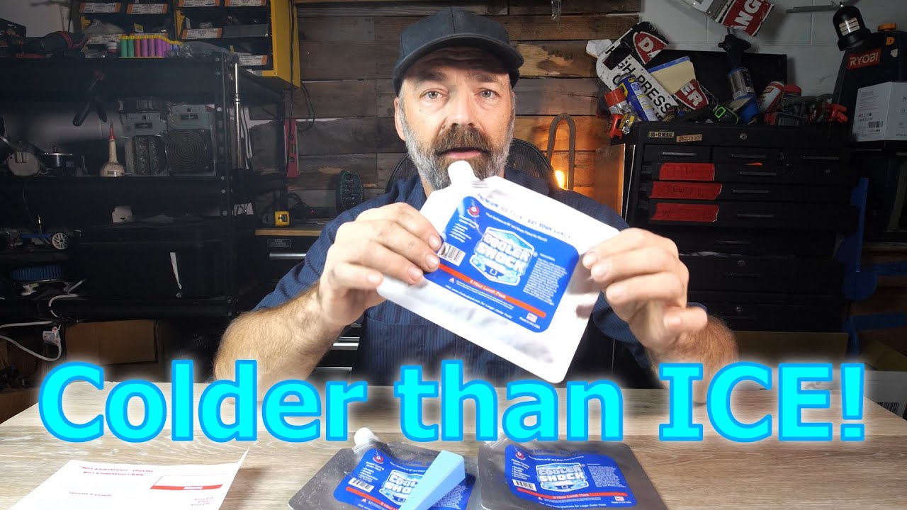 Cooler Shock Ice Packs/18 Degrees COLDER Than ICE!!