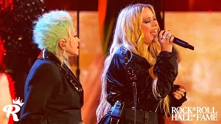 Cyndi Lauper feat. RAYE &amp; Avril Lavigne | Full Medley | Live @ The Rock &amp; Roll Hall Of Fame 2025