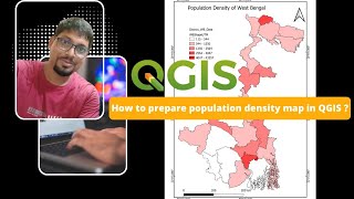 How to prepare population density map in QGIS II Choropleth Map II Graduated Col