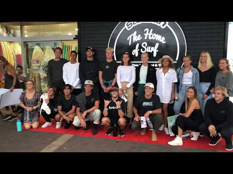 2020 Sanbah Surf  & Rip Curl Newcastle x Surfest Pro Surfer Signing. Julian Wilson, Ryan Callinan.