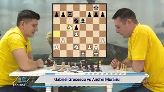 Față în față, la Șah-Mat: Gabriel Grecescu vs Andrei Murariu