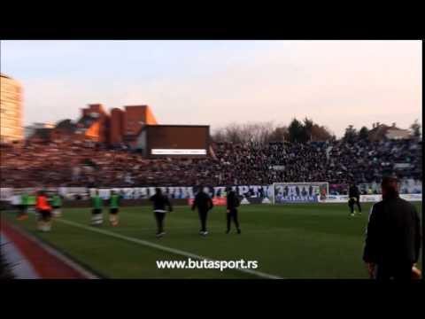 150. večiti derbi: Grobari skandiraju protiv uprave  (Partizan - Crvena zvezda 1:2)