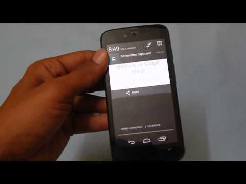 Take screenshot on Micromax Canvas A1