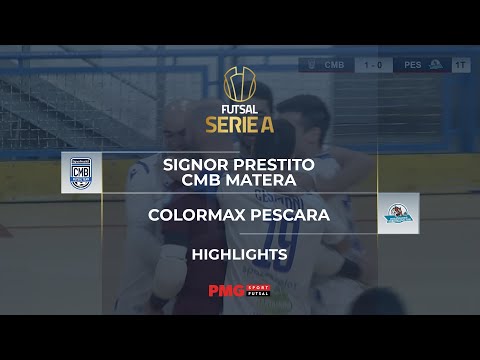 Futsal 20/21 - Signor Prestito CMB Matera vs Colormax Pescara - Highlights
