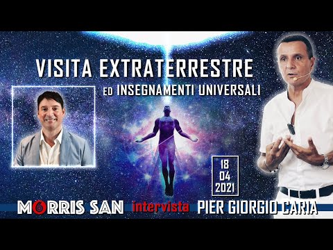 , title : 'VISITA #EXTRATERRESTRE ED INSEGNAMENTI #UNIVERSALI: Morris San intervista Pier Giorgio #Caria'