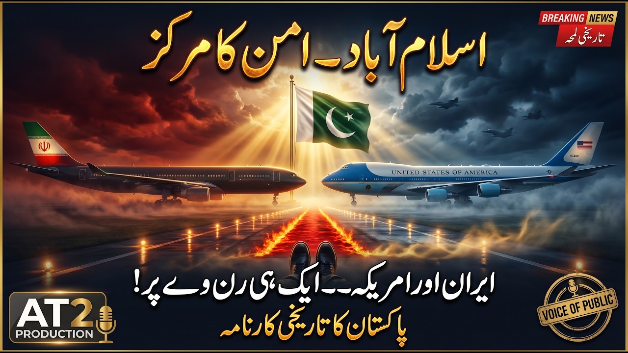 Epic Moment at Nur Khan Airbase | Asim Munir Welcomes Iran-US Peace Talks | AT2 Production