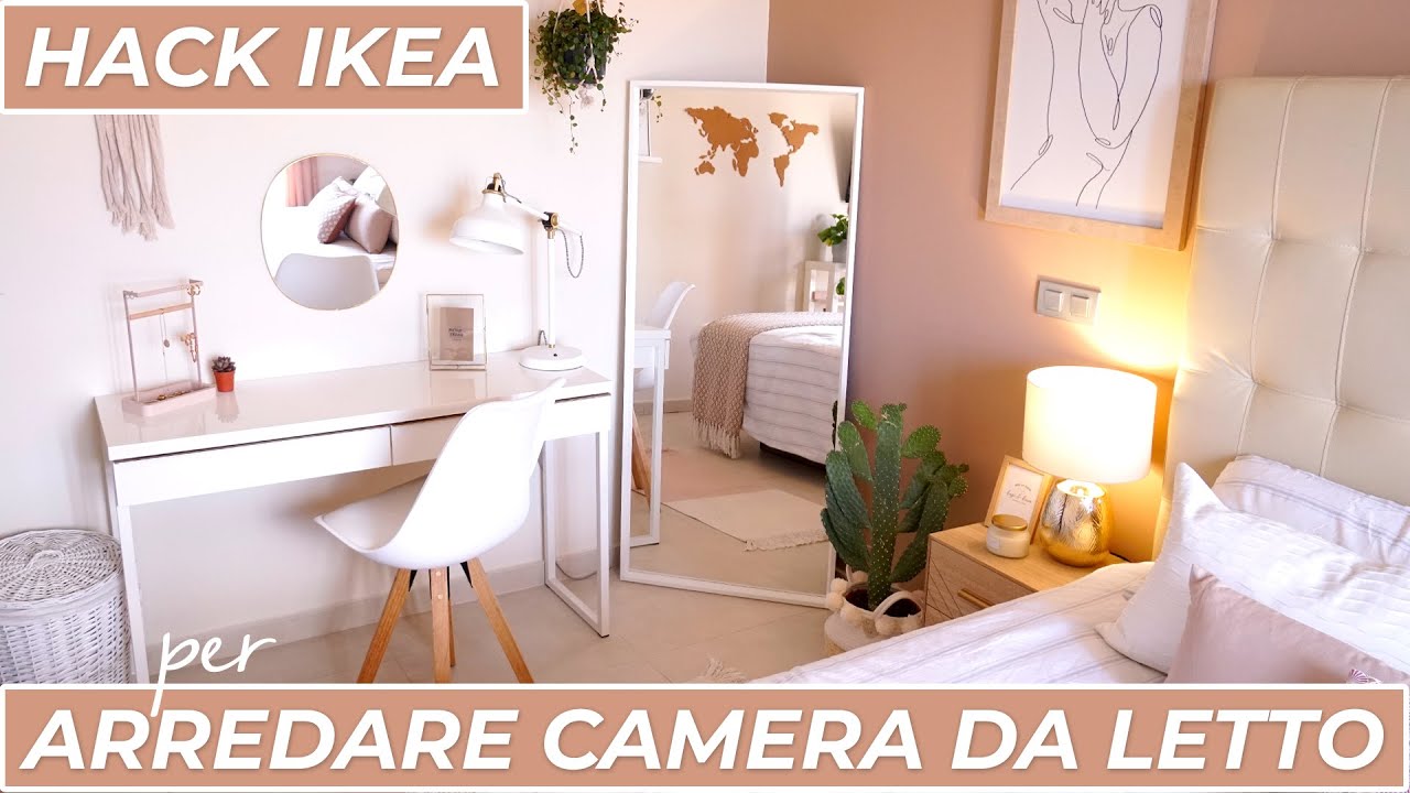 Come ARREDARE CASA SPENDENDO POCO + HACKS IKEA - Trasformiamo la camera da letto ROOM MAKEOVER