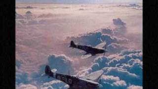 High Flight poem with Spitfires
