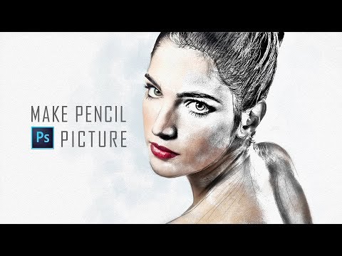 Photoshop Tutorial How to convert your Photo to Pencil Drawing in Photoshop cc 2018