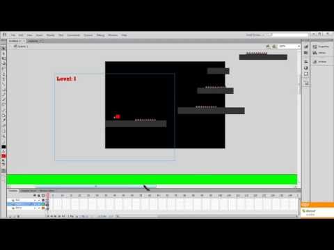 Flash Begginer Tutorial p3 - Platform game