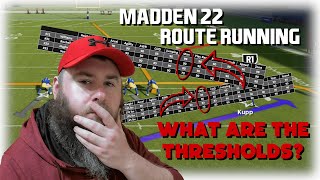 MADDEN 22 THRESHOLD TEST | Corners vs Man Coverage