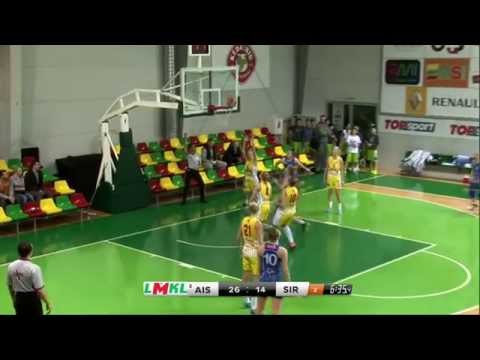 SportoTv.lt: LMKL: "Aistės-LSU-PARADIS" - "Hoptrans-Sirenos" rungtynės 2015-03-20