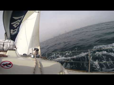 Trimado del Génova en ceñida [Club] / Escola Port Barcelona