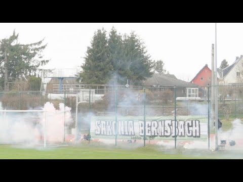 SV Saxonia Bernsbach - Lauterer SV Viktoria, Pyroshow