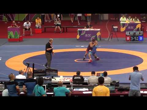 55 kq GR 1/4 final - Romeo Beridze (GEO) - Nihat Məmmədli (AZE)