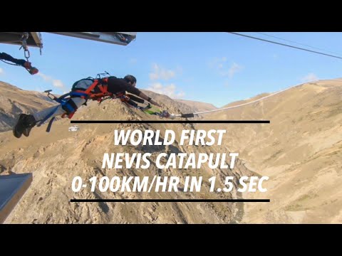 World First Human Cannonball | Nevis Catapult