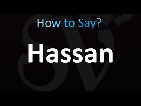 How to Pronounce Hassan (correctly!)