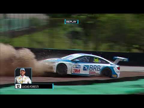 Stock Car Brasil 2020. Autódromo de Interlagos (3). Brake Failure Big off Crash